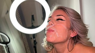 I took 4 loads all on my slutty face'