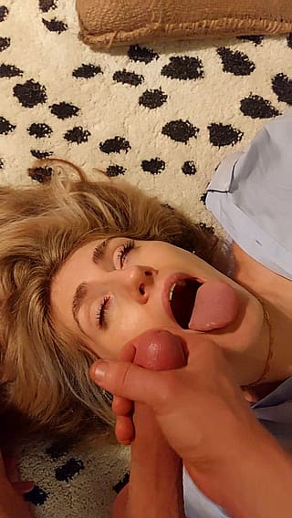 Cum covered good girl can't get enough'