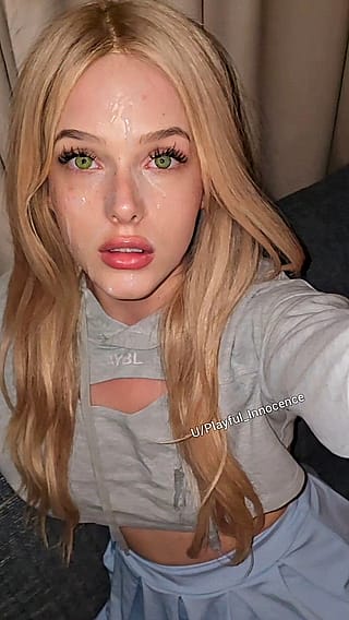 Do I still look cute with this hot load all over me?'