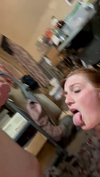 Drenching this dirty MILF with ropes of pleasure'