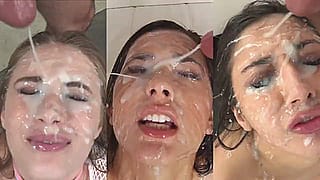 Dripping Thirsty Sluts Gobble Multiple Loads'