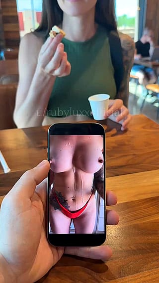 Lunch Date Turned Sticky Mess - RubyLuxx Dripping with Cream'